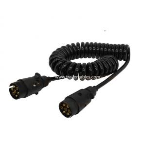 Huanchain Heavy Duty Cable Power Wire 12V 24V copper 7 cord spring trailer cable trailer cord