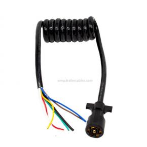 Hihg quality 10FT Brake System Seven core truck and trailer cable Electrical trailer cable