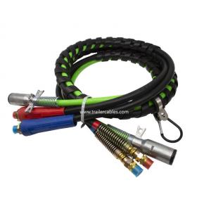 High Quality 12FT 3 in 1 ABS Power Airline Air Hose Kit for Semi Truck Tractor Trailer cable 7 Way Plug Electrical Cord Cable