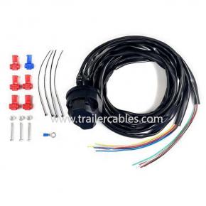 12V / 24V 7Pin trailer towbar electric Socket kit 1.4m Cable Kits For Cars Vehicle