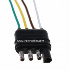 4PIN Electrical Truck Trailer plug Connector cable for America