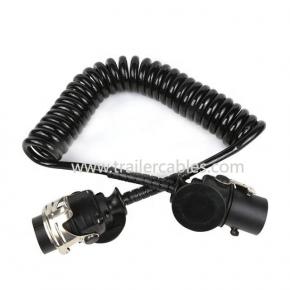5pin truck trailer Spiral Coil Cable truck-trailer 5 pin abs cable