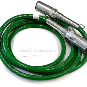 15 Ft 7 Way ABS Straight trailer Cable