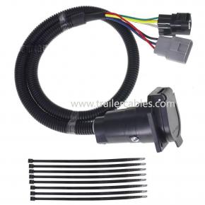 Trailer connector American 4-pin + 7-pin trailer wiring harness with original trailer 7-pin connector 20137 43385
