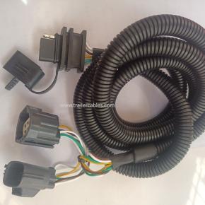 Customized 4 Pin Trailer Wiring Harness 07-18 Jeep Wrangler JK Jeep Wrangler Trailer Wiring Harness Connector