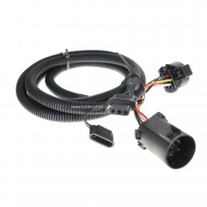 American style 4-pin trailer wiring harness with original trailer 7-pin connector trailer connector total length 41inch