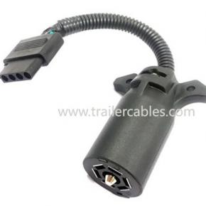 Customized Trailer Connector American 7 Pin to 5 Pin Adapter Cable Car Plug Converter RV Adapter