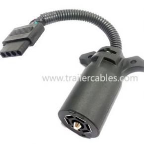 Trailer Connector American 7-pin to 5-pin Adapter Cable Car Plug Adapter Trailer RV Connector
