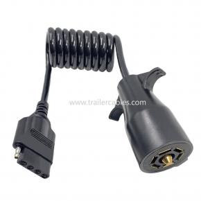 Custom American Trailer Connector 7 to 5 Spring Wire Converter Car Outlet Converter RV Adapter