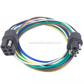 Customized Trailer Plug American 6-Pin Eco-Friendly Connector 6-Pin Connection Cable Trailer Extension Cable Length 36 Inches