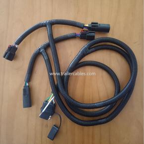 Tailgate Light Flatbed Trailer Harness, Tailgate Light Trailer Harness for Blade LED Tailgate Light Bar