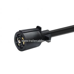 Customized 7-prong trailer connector trailer plug cord European style 7-prong RV plug adapter RV power cord