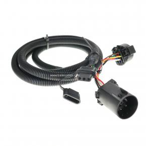 Customized American 4 pin trailer wiring harness with stock trailer 7 pin connector trailer connector wire total length 41inch