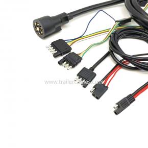 American 4-conductor trailer cable 4-conductor SAE 4-hole SAE trailer cable 4-conductor SAE trailer connector cable 4-conductor SAE