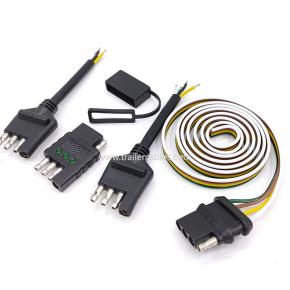 American Standard 4-pole SAE trailer connector cable 4-pole SAE power cable 4-pole SA butt plug 4-hole SAE trailer cable
