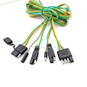 SAE 4-pole trailer wiring harness American style RV trailer wire connector Car tail light wiring harness Multi-pole optional