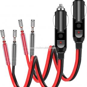 Stock Car Cigarette Lighter Bullet Wire 12V24V Cigarette Lighter Bullet Terminal Wire 16AWG 30CMStock Car Cigarette Lighter Bullet Wire 12V24V Cigarette Lighter Bullet Terminal Wire 16AWG 30CM