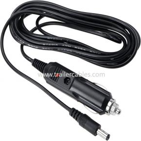 Car cigarette lighter male connector to 5.5*2.1mm DC head 12V-24V indicator cigarette lighter with dc5521 male connector