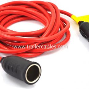 Big Red High Power American Heavy Duty Car Cigarette Lighter Extension Cord Car Cigarette Lighter Socket Female Socket Cable