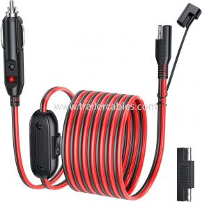 Car Cigarette Lighter with SAE Cable Car Cigarette Lighter to SAE Cable with Switch Car Cigarette Lighter with SAE Cable Car Cigarette Lighter to SAE Cable with Switch Gluewood Cigarette Lighter Head 