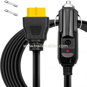Car Cigarette Lighter Plug Wire 16AWG Cigarette Lighter Cable Cigarette Lighter Cable Cigarette Lighter with XT60 Energy Storage Cable