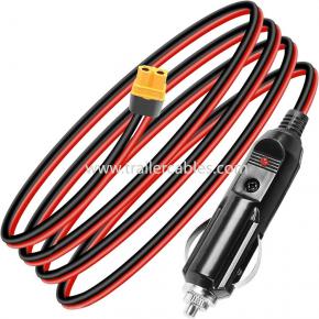 Car Cigarette Lighter Plug Wire 16AWG Cigarette Lighter Cable Cigarette Lighter Cable Cigarette Lighter with XT60 Energy Storage Cable