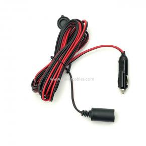 12V24V Car Cigarette Lighter Extension Cable Cigarette Lighter Female Holder Cable Car Charger Power Cable