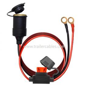 Car cigarette lighter female 12V24V high-power copper socket cigarette lighter power conversion car charger base