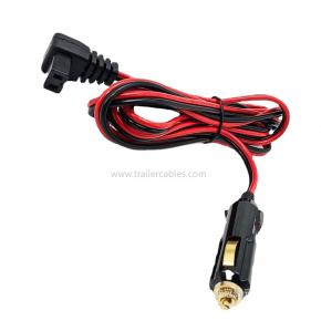 Cigarette lighter refrigerator plug cable Pure copper cigarette lighter plug power cord B-tail refrigerator cable with American cigarette lighter