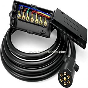 American 7-prong trailer cable RV plug socket trailer spring cable 7-way trailer cable trailer wiring harness