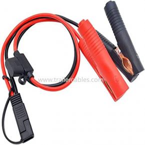 Car Fish Clip with SAE Solar Quick Connect Cable High Power Alligator Clip Power Cable SAE Fish Clip Cable