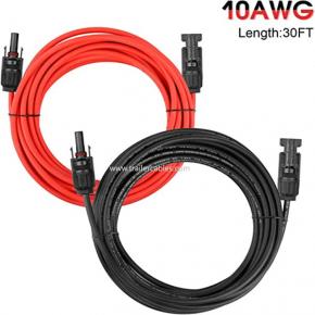 Solar panel module photovoltaic MC4 connecting cable 2.5/4/6mm double head MC4 extension cable