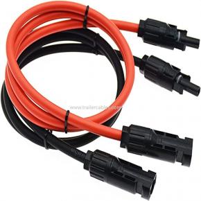 Solar photovoltaic module 4 square extension cable double head MC4 connection cable MC4 storage battery connection cable