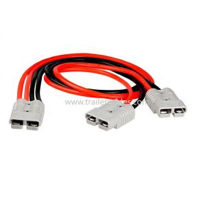One-part Anderson plug 50A electric forklift battery charging plug battery quick connect extension cord