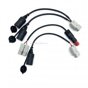 50A Anderson plug cable Anderson with female chassis cable 50A Anderson forklift lithium battery connection cable