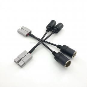 Anderson female chassis connector cable 10AWG car cigarette lighter female power cord to 50A Anderson plug cable