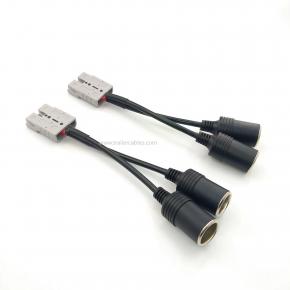 50A High Current Adapter Cable Anderson to Cigarette Lighter Female Anderson Connector 12V Cigarette Lighter Female