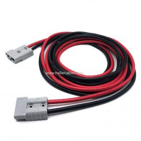 Anderson plug with wire electric forklift battery charging cable 50A Anderson to O-type terminal with fuse