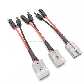 50A Anderson to MC4 Solar Storage Battery Connection Cable MC4 Connector Cable Anderson Cable