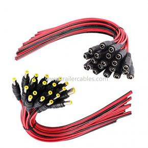 5.5*2.1 Male and Female Pair Connector Monitor Power Connection Cable LED Strip Light Connection Cable DC Power Connection Cable