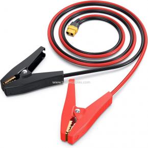 Car battery ignition cable 12AWG high temperature resistant silicone cable XT60 to alligator clip connection cable