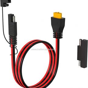 12AWG XT60 Female to SAE Solar Connection Cable Solar Panel Portable Charging Cable