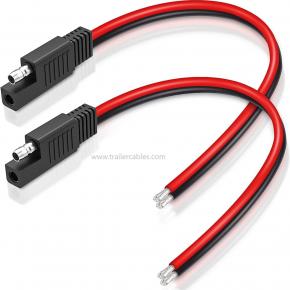 SAE Cable SAE Extension Cable Solar Panel Car Battery Connection Cable Sae Single Head Cable 14awg30CM