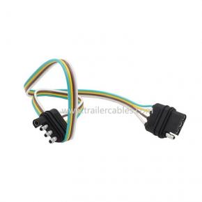4-pole trailer cable Car tail light modification harness 4-pole SAE trailer connection harness SAE cable