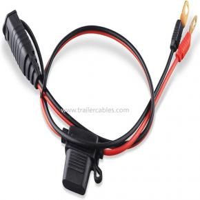 X-CONNECT to O-type terminal cable with fuse box Lithium battery charging cable 16AWG
