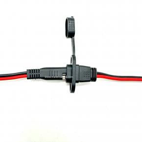 SAE Power Outlet 2-Hole Sidewall SAE Sidewall Port Chassis Cord SAE Assembly 2-Hole Power Cord