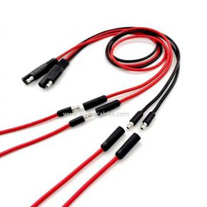 SAE male and female pairs plug single core cable SAE single core male female connector cable adapter sae terminal connection cable