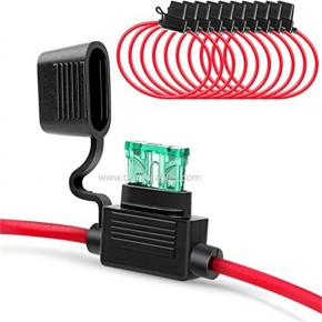 Waterproof Fuse Holder Car Insert Fuse Holder Box Car Wiring Harness Type Fuse Holder Wire Length 30CM
