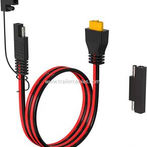 12AWG XT60 Female to SAE Solar Connection Cable Solar Panel Portable Charging Cable
