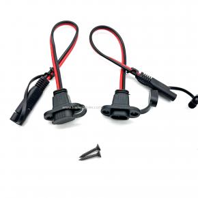 SAE Sidewall Port Connection Cable SAE Enclosure Cable SAE Sidewall Port Receptacle with Retaining Screw Enclosure Cable